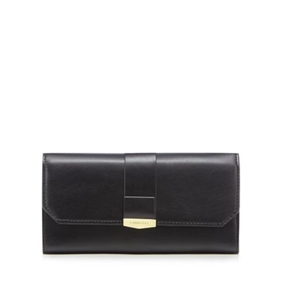 Black 'Minnie' flap-over wallet